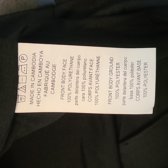 NWT: MICHAEL KORS AUTHENTIC WOMENS BLACK FAUX LEATHER LONG VEST SIZE XS - Picture 15 of 16